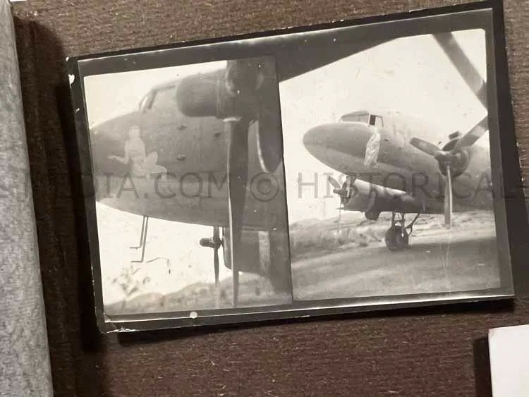 EXTENSIVE US WWII AIR CORPS A-2 GROUPING - MAJOR - 317TH TROOP CARRIER GROUP