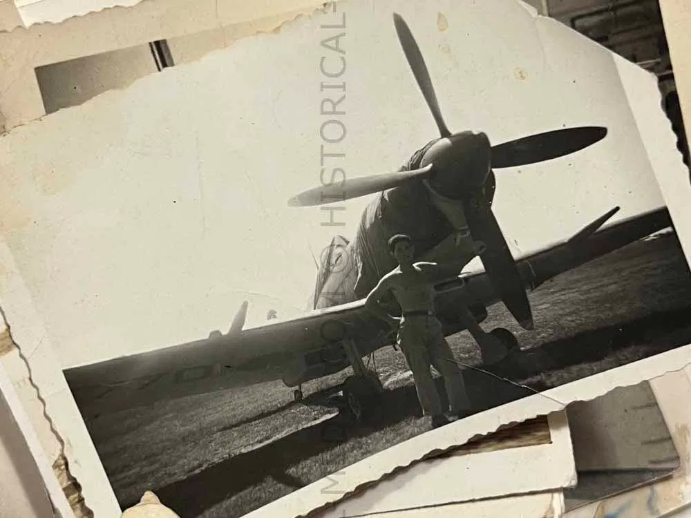 EXTENSIVE US WWII AIR CORPS A-2 GROUPING - MAJOR - 317TH TROOP CARRIER GROUP