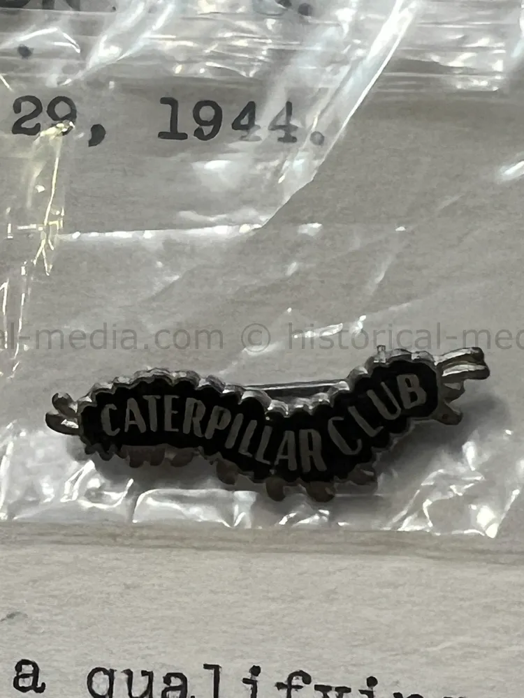 WWII AIR CORPS GROUPING - 27TH FIGHTER GROUP - EVADER - CATERPILLAR CLUB!