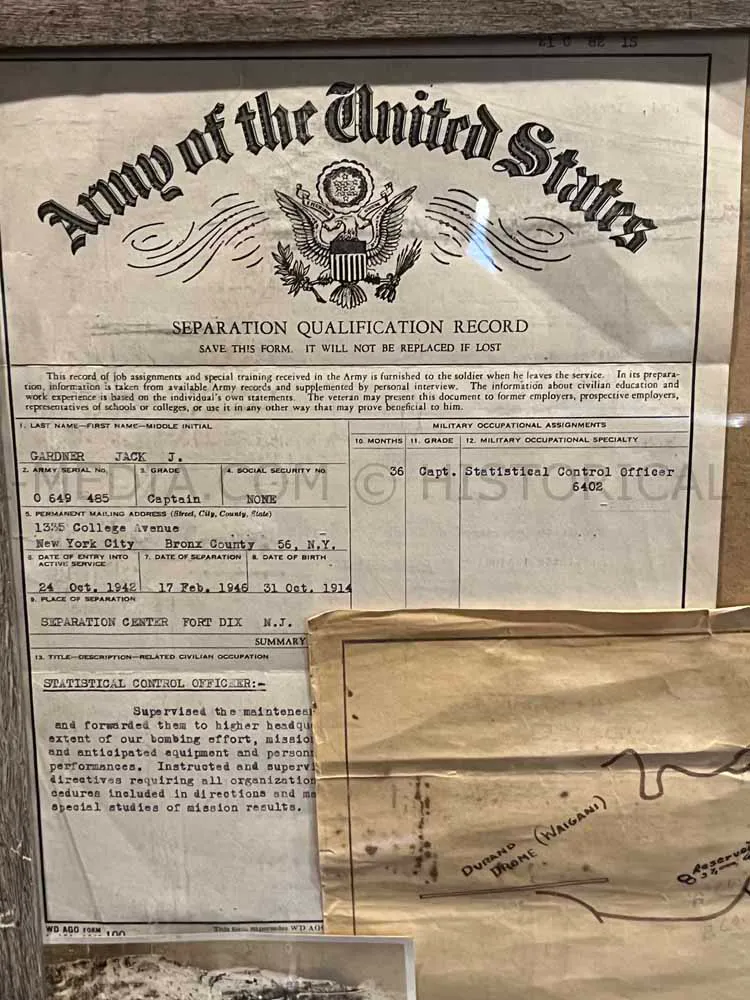 EXTENSIVE US WWII AIR CORPS A-2 GROUPING - MAJOR - 317TH TROOP CARRIER GROUP