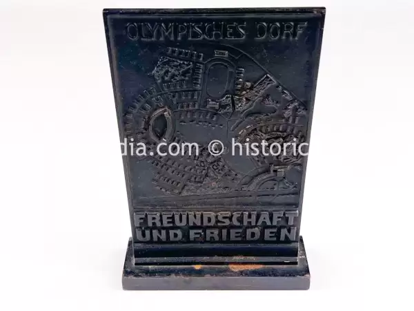1936 BERLIN OLYMPICS PAPERWEIGHT FROM OLYMPIC VILLAGE