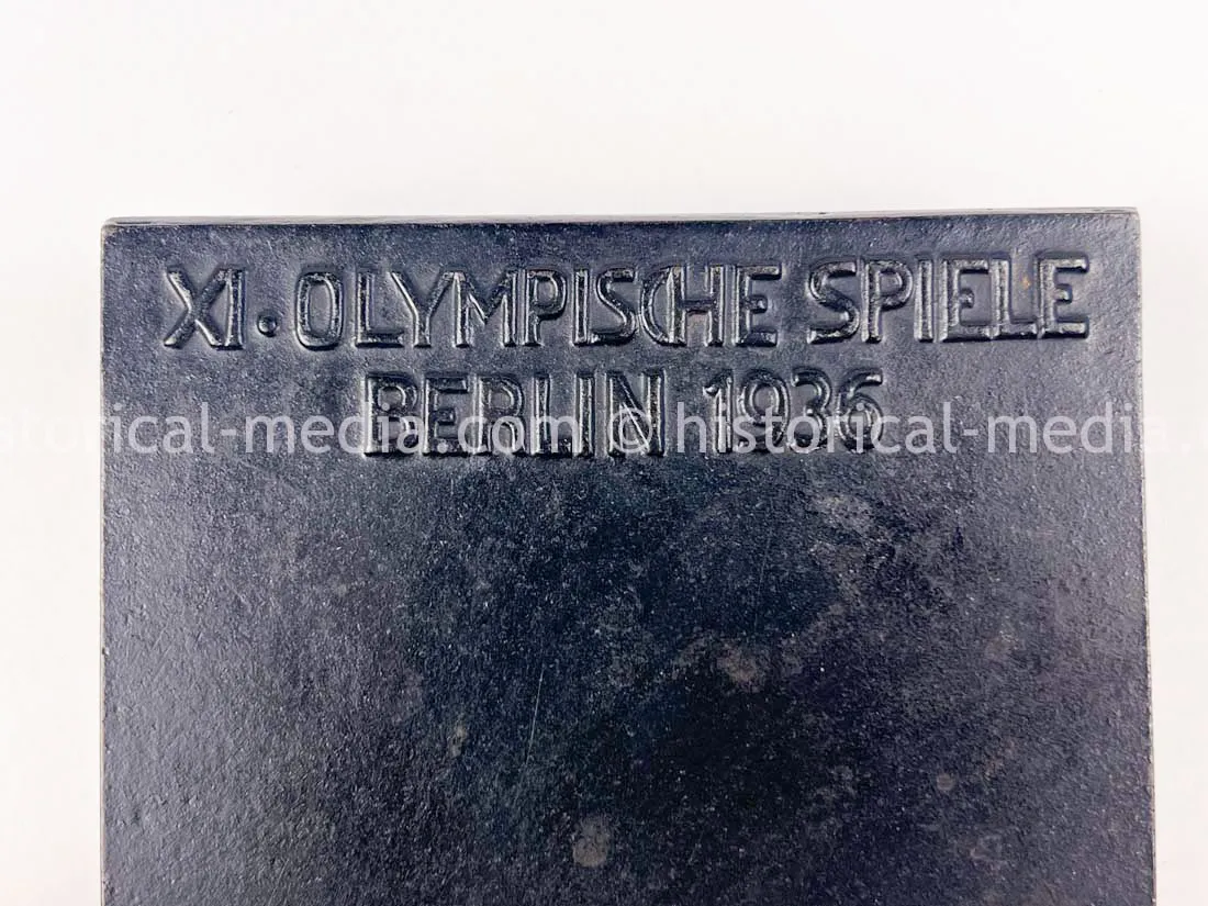 1936 BERLIN OLYMPICS PAPERWEIGHT FROM OLYMPIC VILLAGE