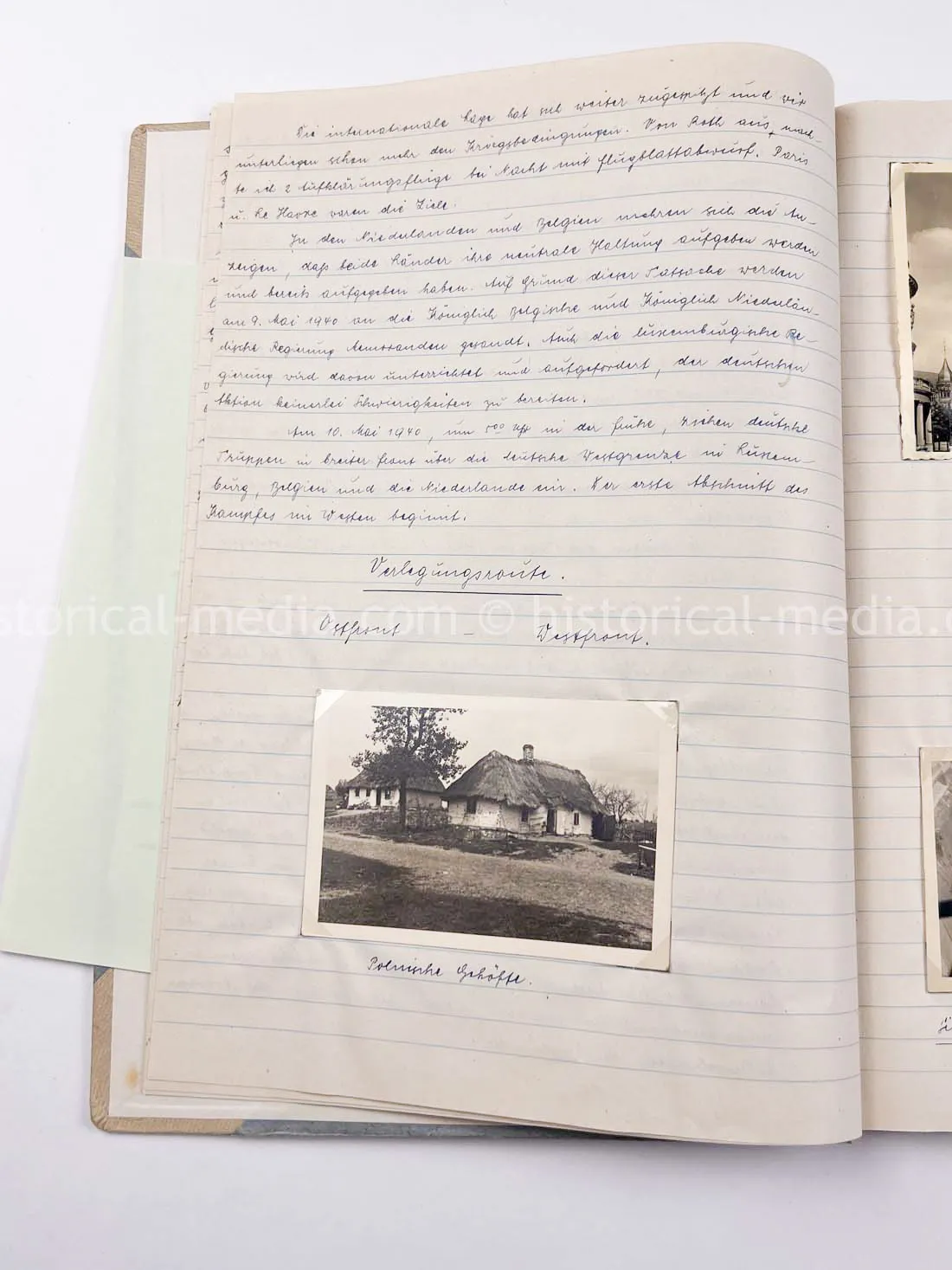 LUFTWAFFE PHOTO ALBUM & DIARY - POLAND, FRANCE, RUSSIA CAMPAIGNS - HE 111 AIRCREW