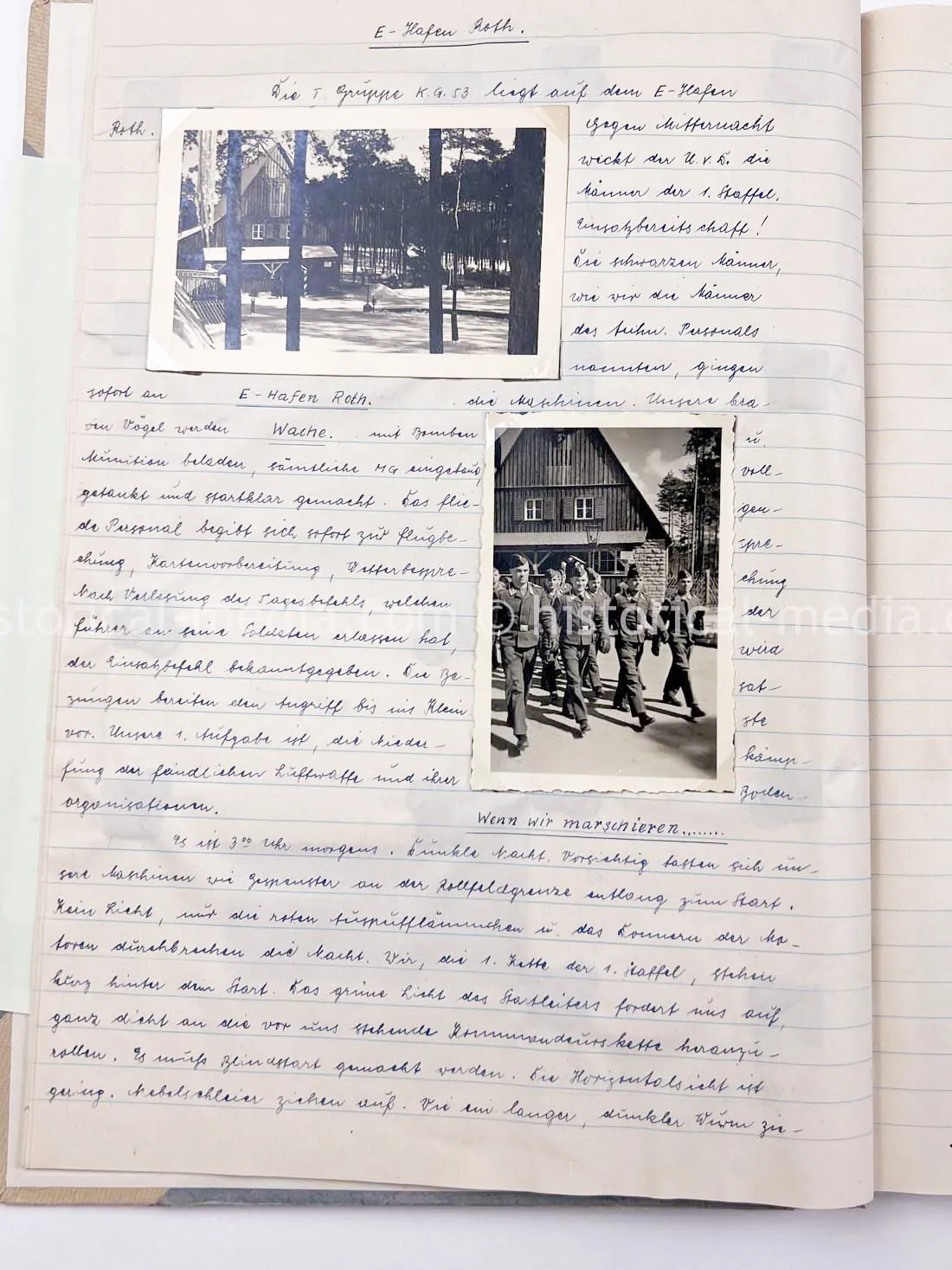 LUFTWAFFE PHOTO ALBUM & DIARY - POLAND, FRANCE, RUSSIA CAMPAIGNS - HE 111 AIRCREW