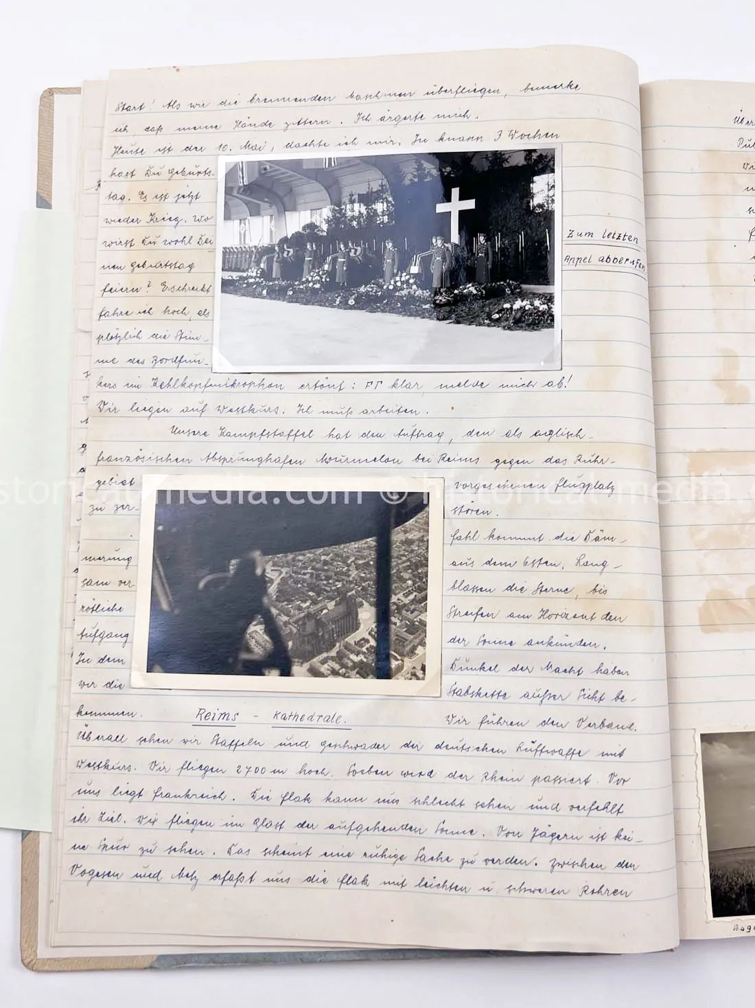 LUFTWAFFE PHOTO ALBUM & DIARY - POLAND, FRANCE, RUSSIA CAMPAIGNS - HE 111 AIRCREW