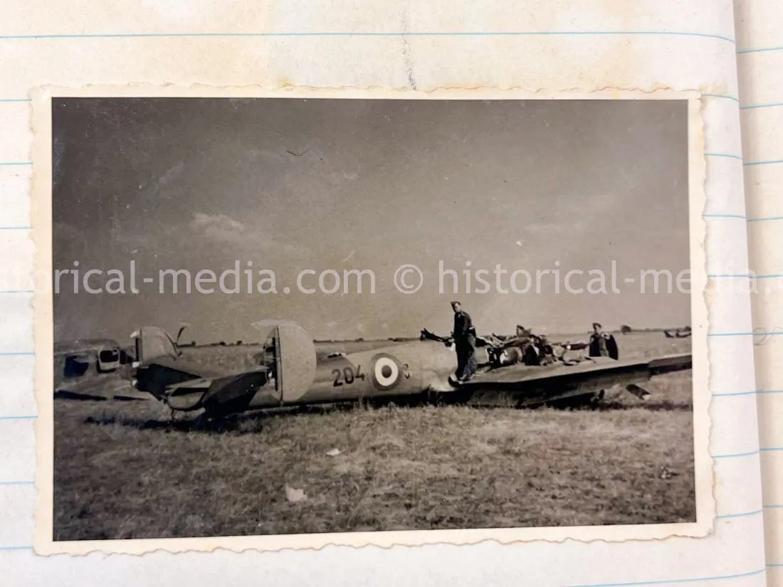 LUFTWAFFE PHOTO ALBUM & DIARY - POLAND, FRANCE, RUSSIA CAMPAIGNS - HE 111 AIRCREW