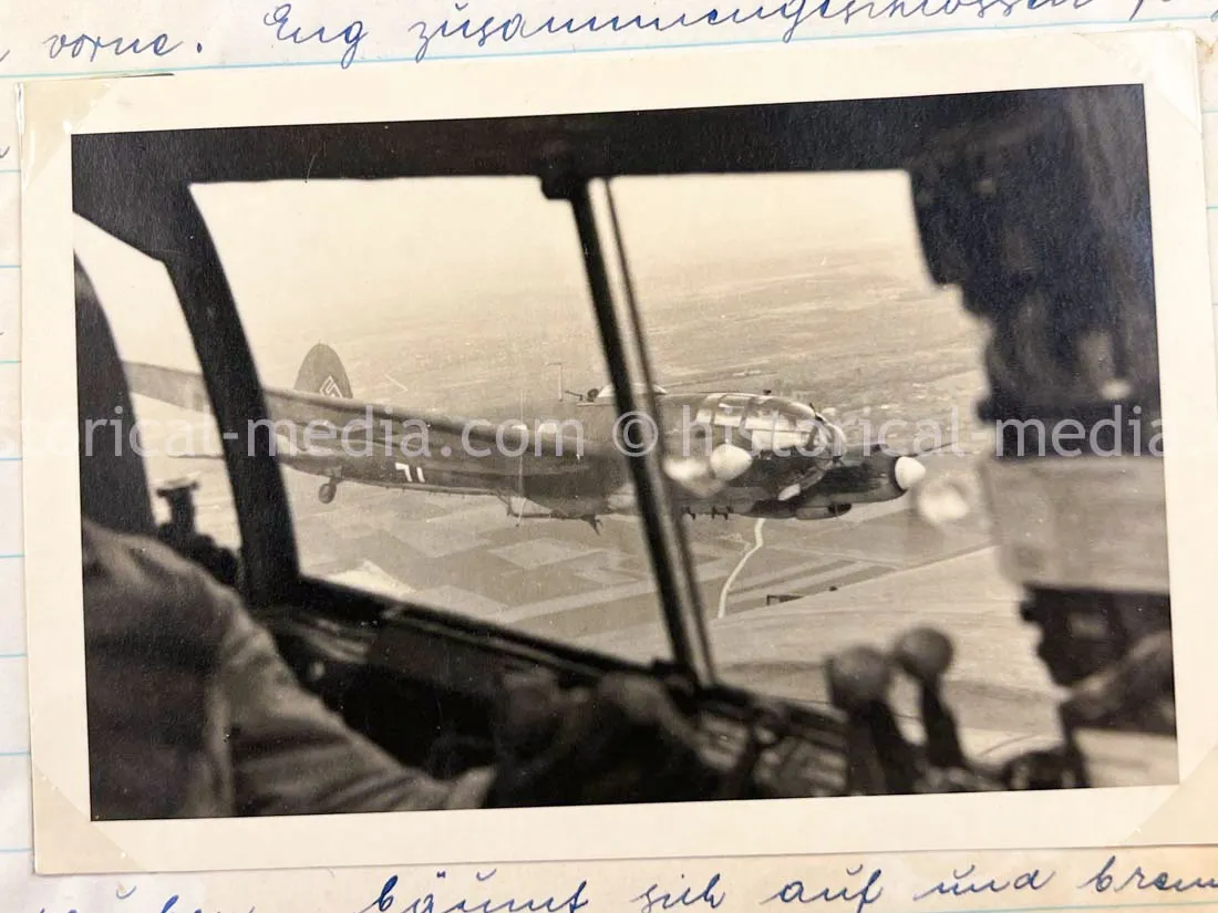 LUFTWAFFE PHOTO ALBUM & DIARY - POLAND, FRANCE, RUSSIA CAMPAIGNS - HE 111 AIRCREW