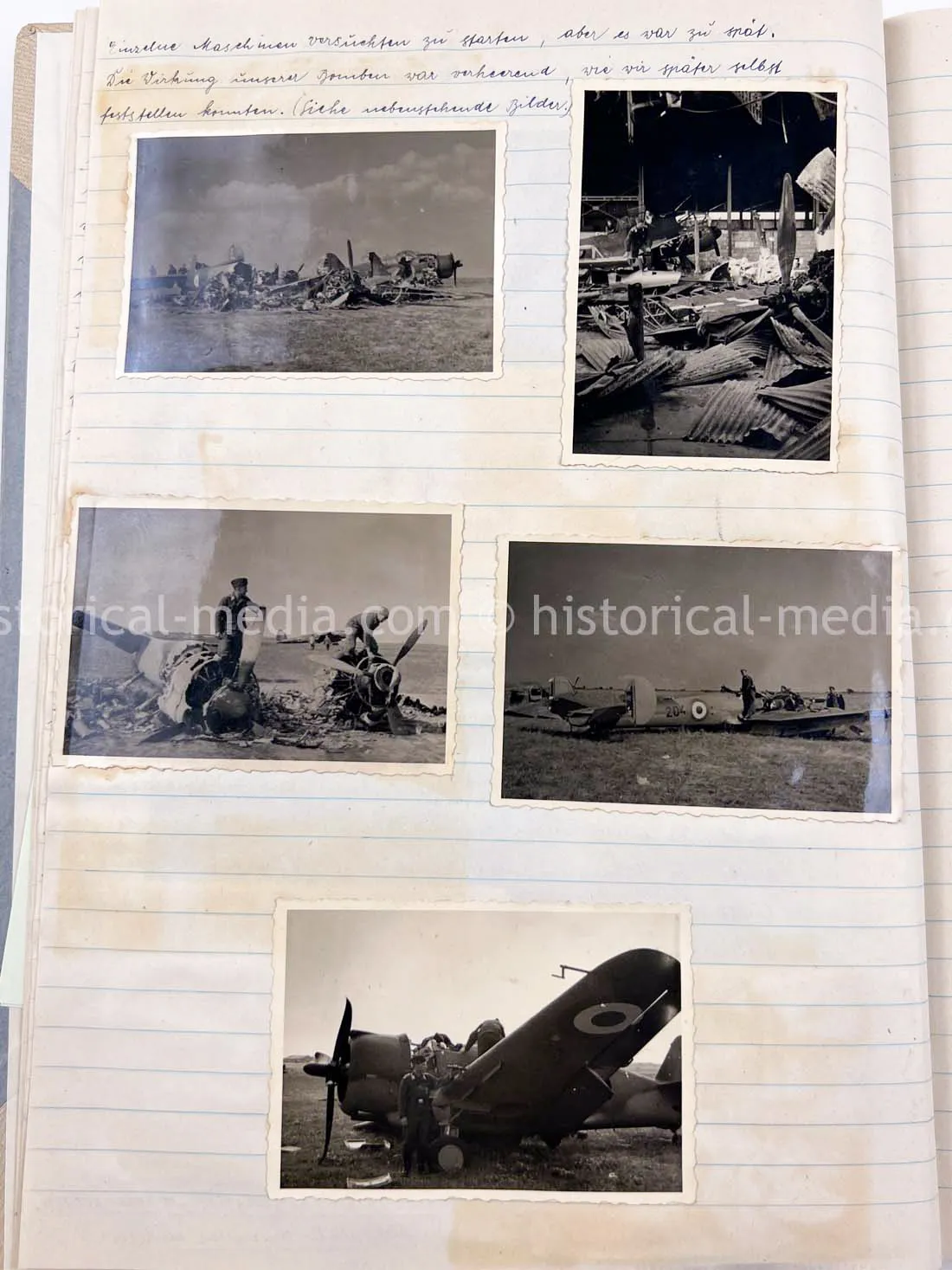 LUFTWAFFE PHOTO ALBUM & DIARY - POLAND, FRANCE, RUSSIA CAMPAIGNS - HE 111 AIRCREW