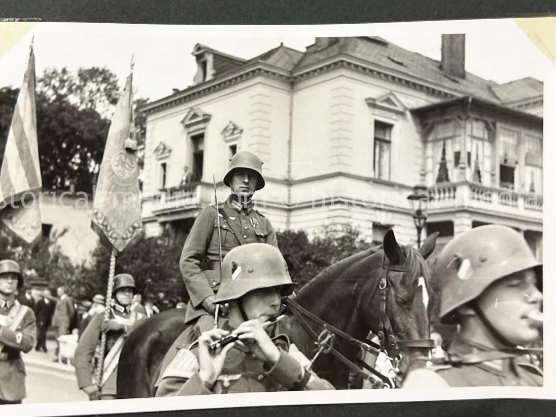 GERMAN ARMY PHOTO ALBUM - FRANCE CAMPAIGN - BELGIUM + OBERSALZBURG - BERGHOF