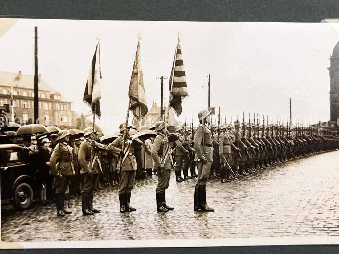 GERMAN ARMY PHOTO ALBUM - FRANCE CAMPAIGN - BELGIUM + OBERSALZBURG - BERGHOF