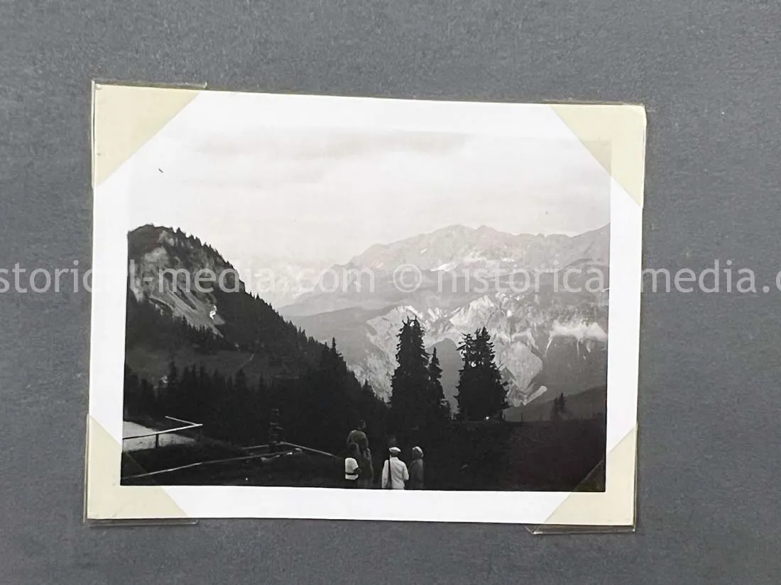 GERMAN ARMY PHOTO ALBUM - FRANCE CAMPAIGN - BELGIUM + OBERSALZBURG - BERGHOF