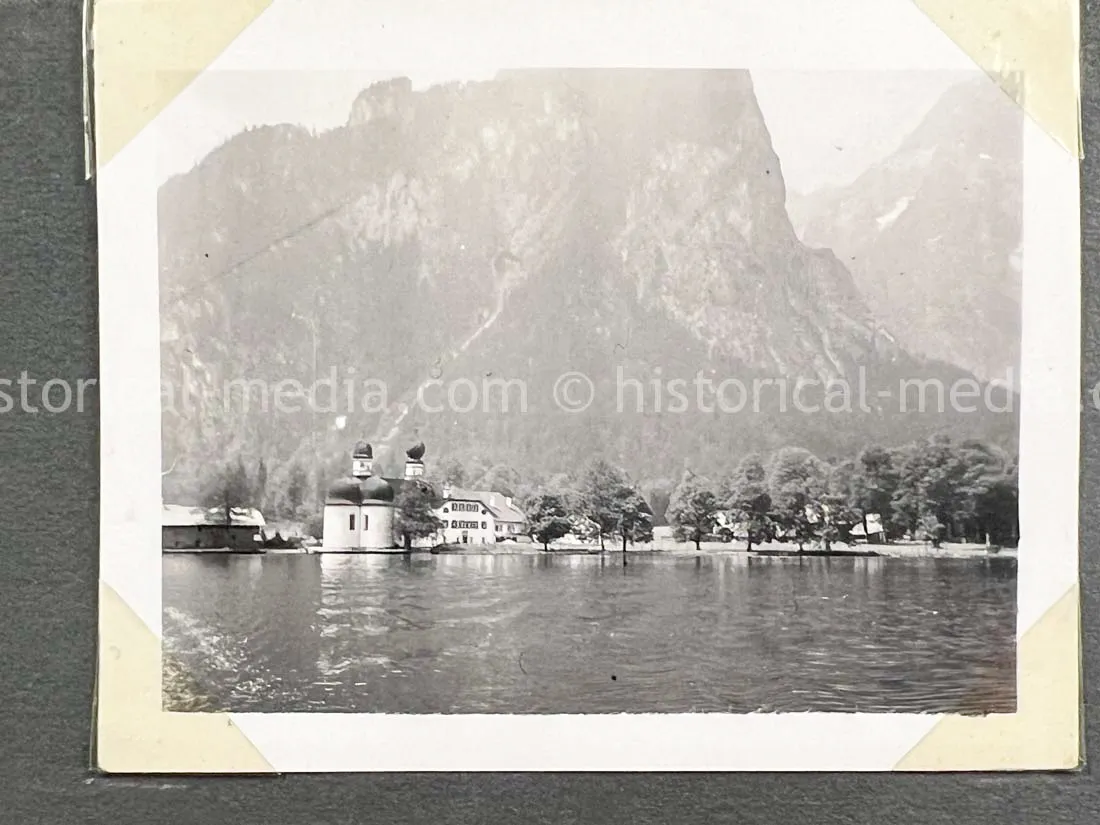 GERMAN ARMY PHOTO ALBUM - FRANCE CAMPAIGN - BELGIUM + OBERSALZBURG - BERGHOF