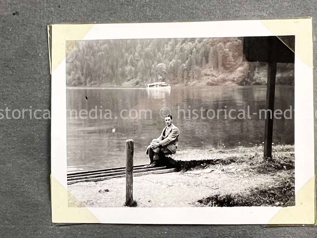 GERMAN ARMY PHOTO ALBUM - FRANCE CAMPAIGN - BELGIUM + OBERSALZBURG - BERGHOF