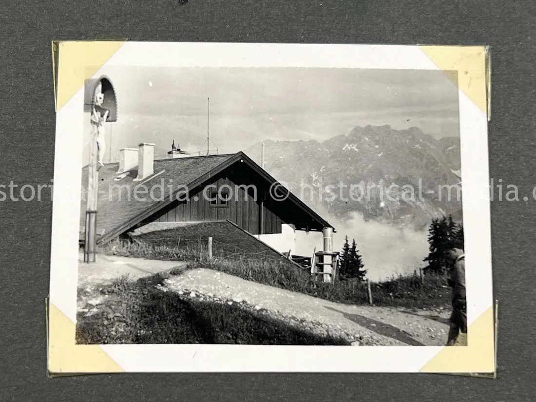 GERMAN ARMY PHOTO ALBUM - FRANCE CAMPAIGN - BELGIUM + OBERSALZBURG - BERGHOF