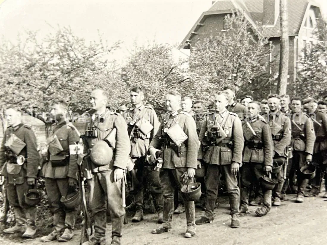 GERMAN ARMY PHOTO ALBUM - FRANCE CAMPAIGN - BELGIUM + OBERSALZBURG - BERGHOF