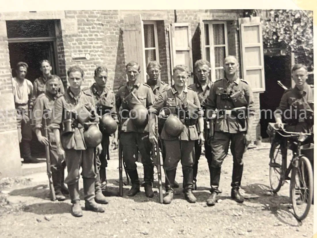 GERMAN ARMY PHOTO ALBUM - FRANCE CAMPAIGN - BELGIUM + OBERSALZBURG - BERGHOF
