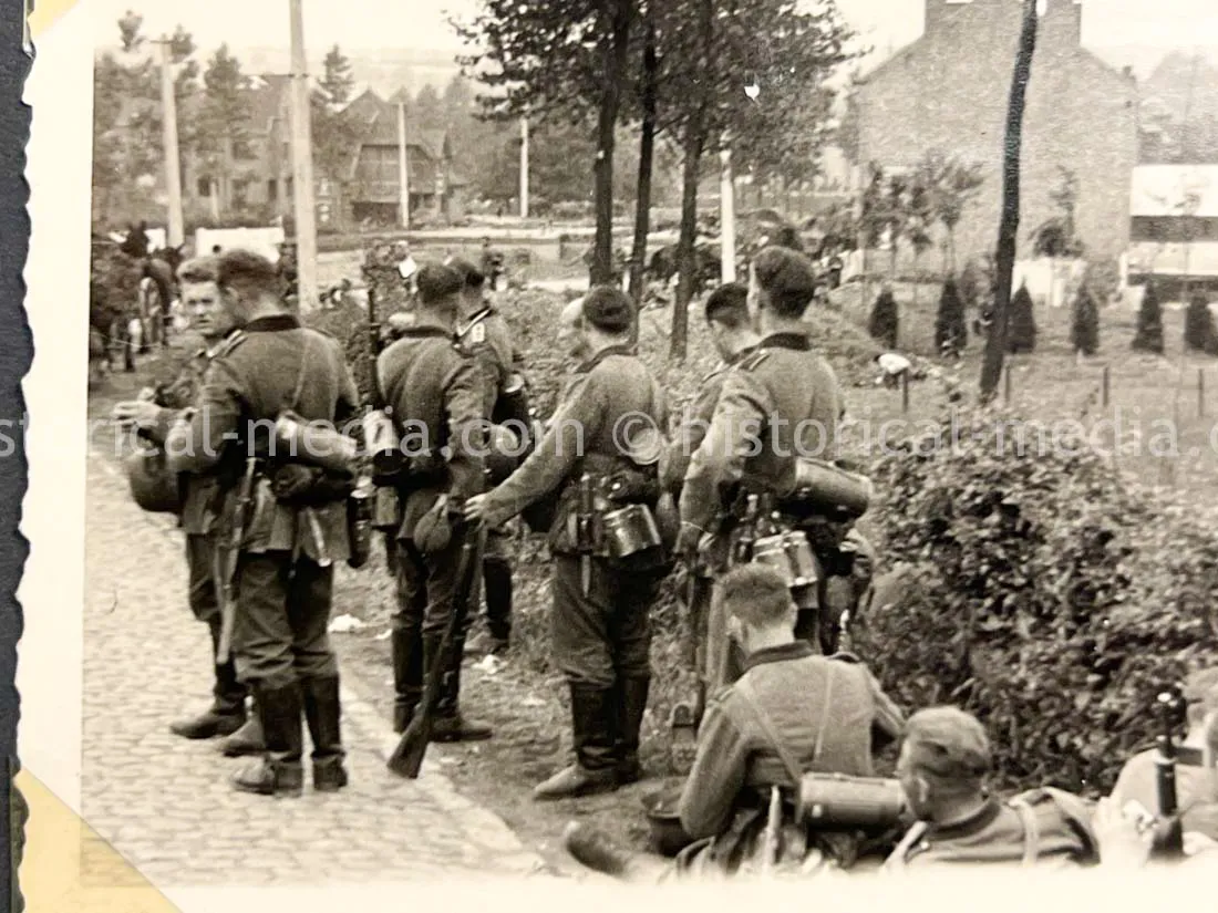 GERMAN ARMY PHOTO ALBUM - FRANCE CAMPAIGN - BELGIUM + OBERSALZBURG - BERGHOF