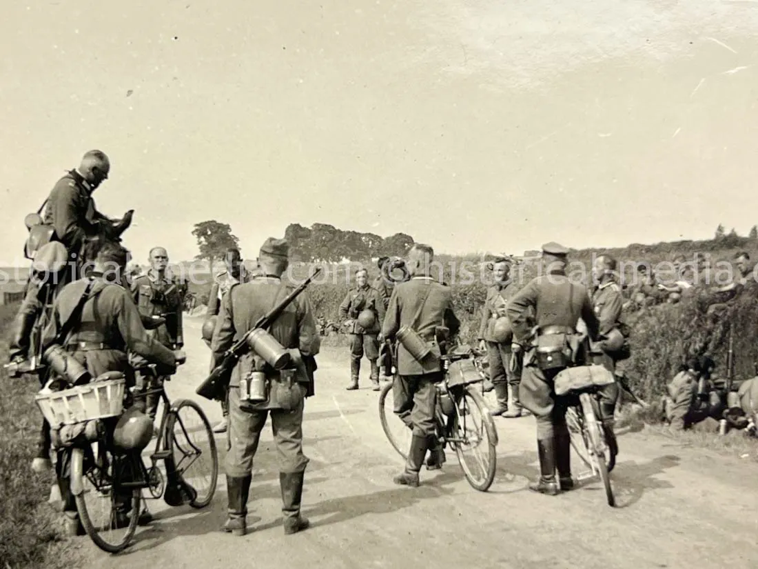 GERMAN ARMY PHOTO ALBUM - FRANCE CAMPAIGN - BELGIUM + OBERSALZBURG - BERGHOF