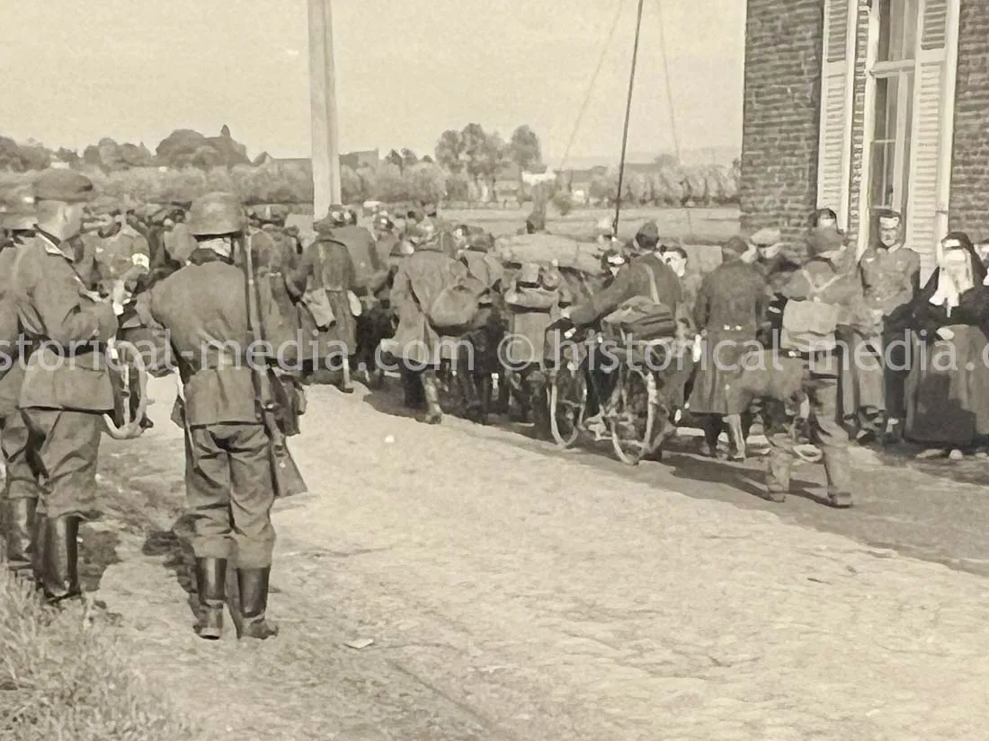 GERMAN ARMY PHOTO ALBUM - FRANCE CAMPAIGN - BELGIUM + OBERSALZBURG - BERGHOF