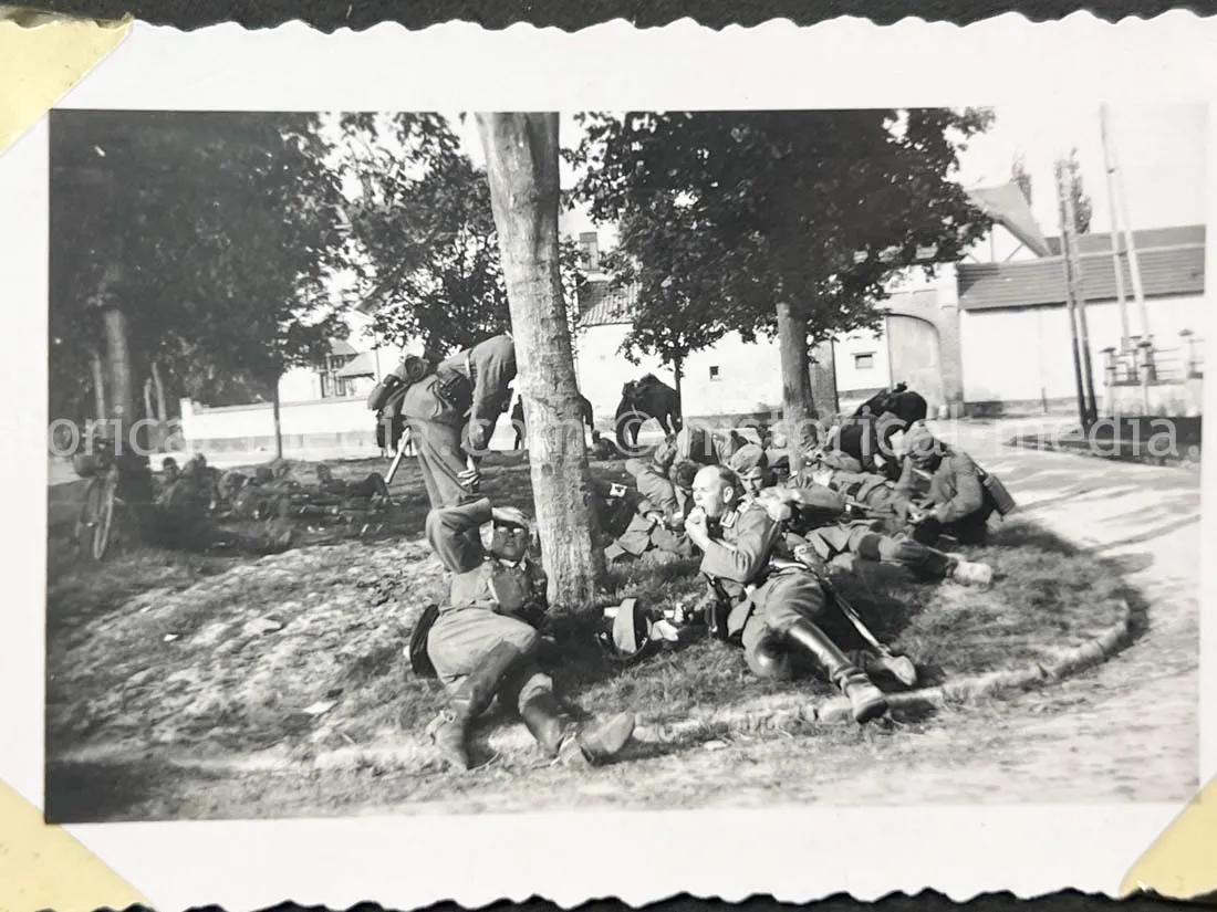GERMAN ARMY PHOTO ALBUM - FRANCE CAMPAIGN - BELGIUM + OBERSALZBURG - BERGHOF