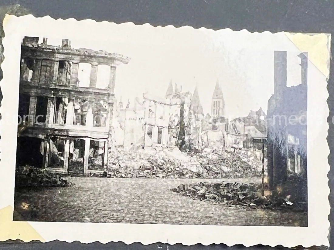 GERMAN ARMY PHOTO ALBUM - FRANCE CAMPAIGN - BELGIUM + OBERSALZBURG - BERGHOF