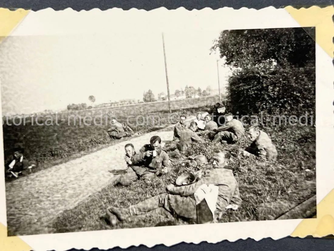 GERMAN ARMY PHOTO ALBUM - FRANCE CAMPAIGN - BELGIUM + OBERSALZBURG - BERGHOF