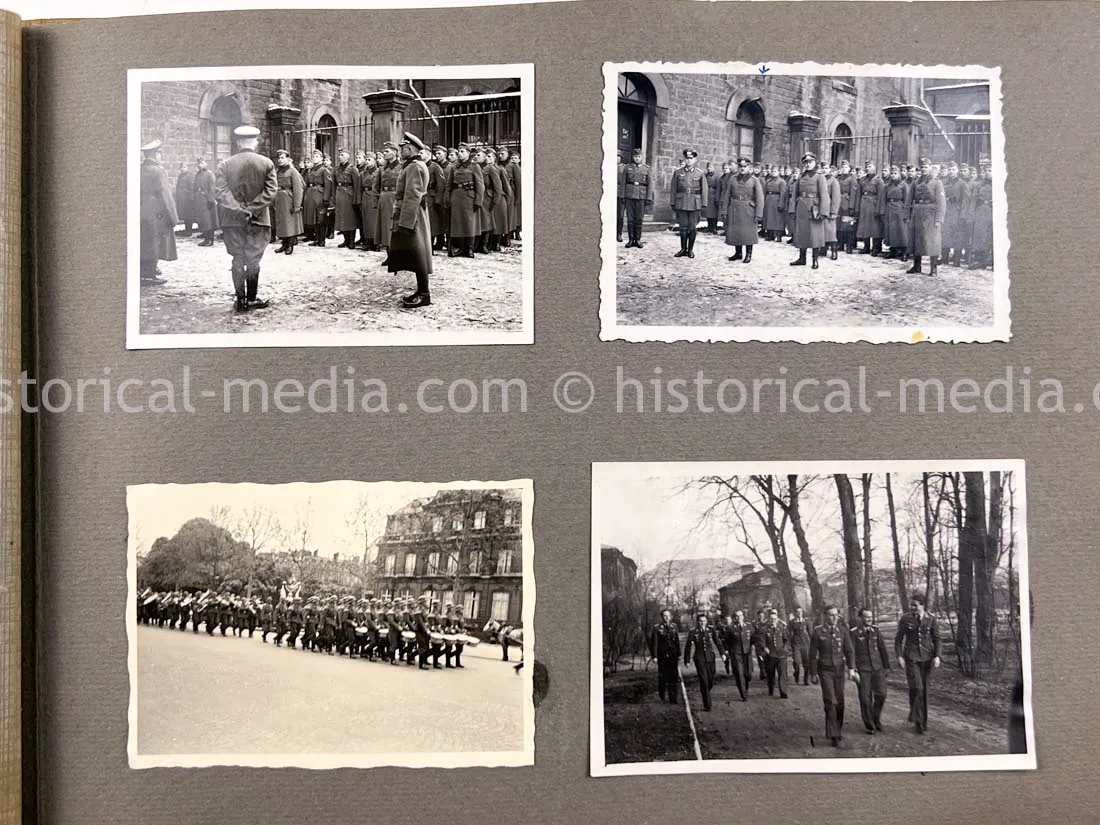GERMAN RAD & ARMY PHOTO ALBUM - FRANCE & RUSSIA CAMPAIGNS