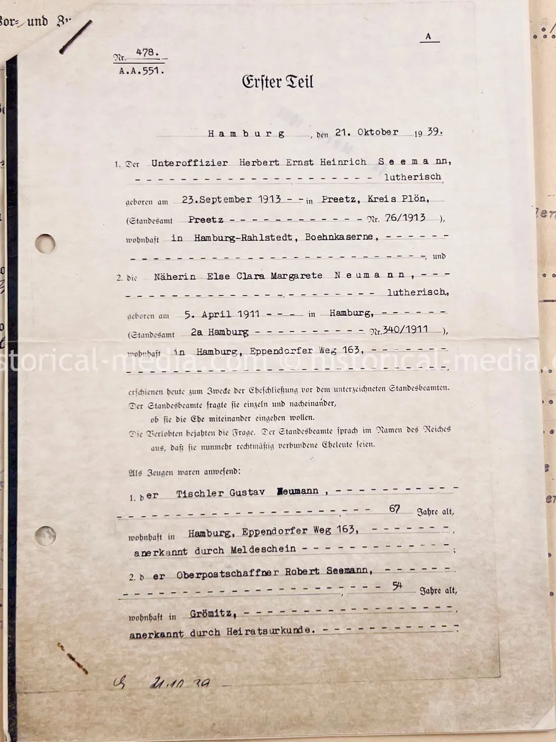GERMAN ARMY SOLDBUCH & PHOTO ALBUM GROUPING - 21. PANZER DIVISION - AFRIKAKORPS
