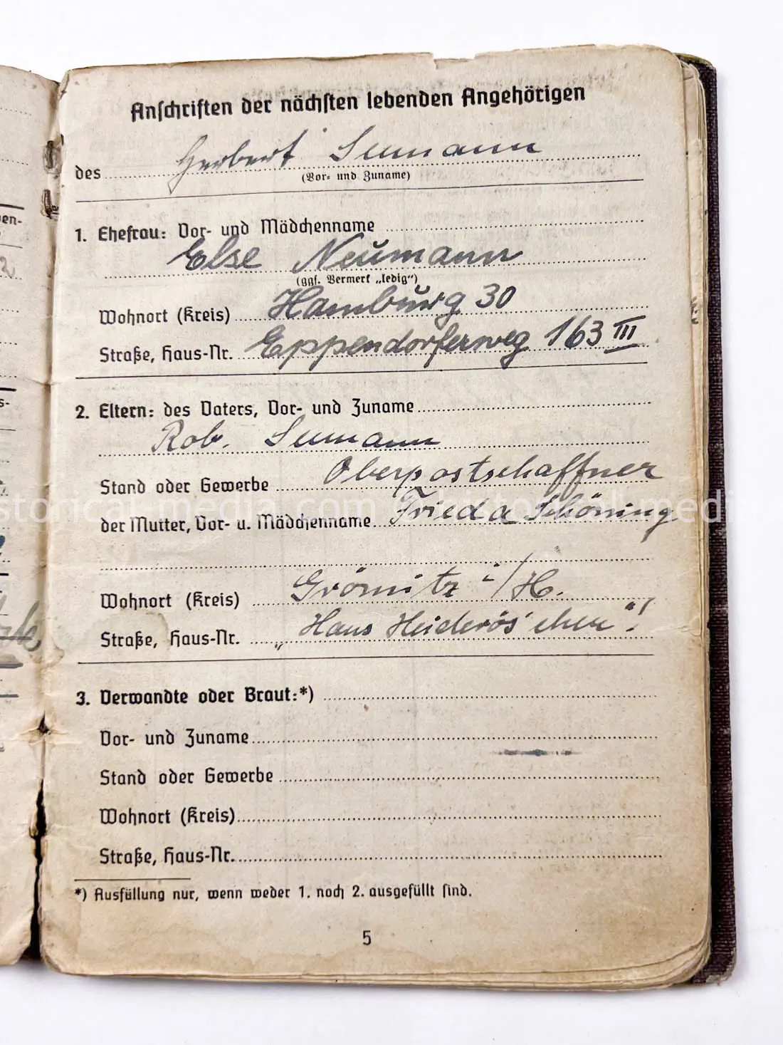 GERMAN ARMY SOLDBUCH & PHOTO ALBUM GROUPING - 21. PANZER DIVISION - AFRIKAKORPS