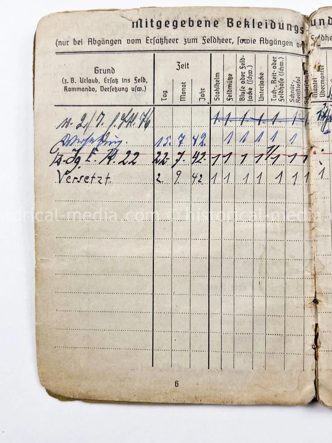 GERMAN ARMY SOLDBUCH & PHOTO ALBUM GROUPING - 21. PANZER DIVISION - AFRIKAKORPS