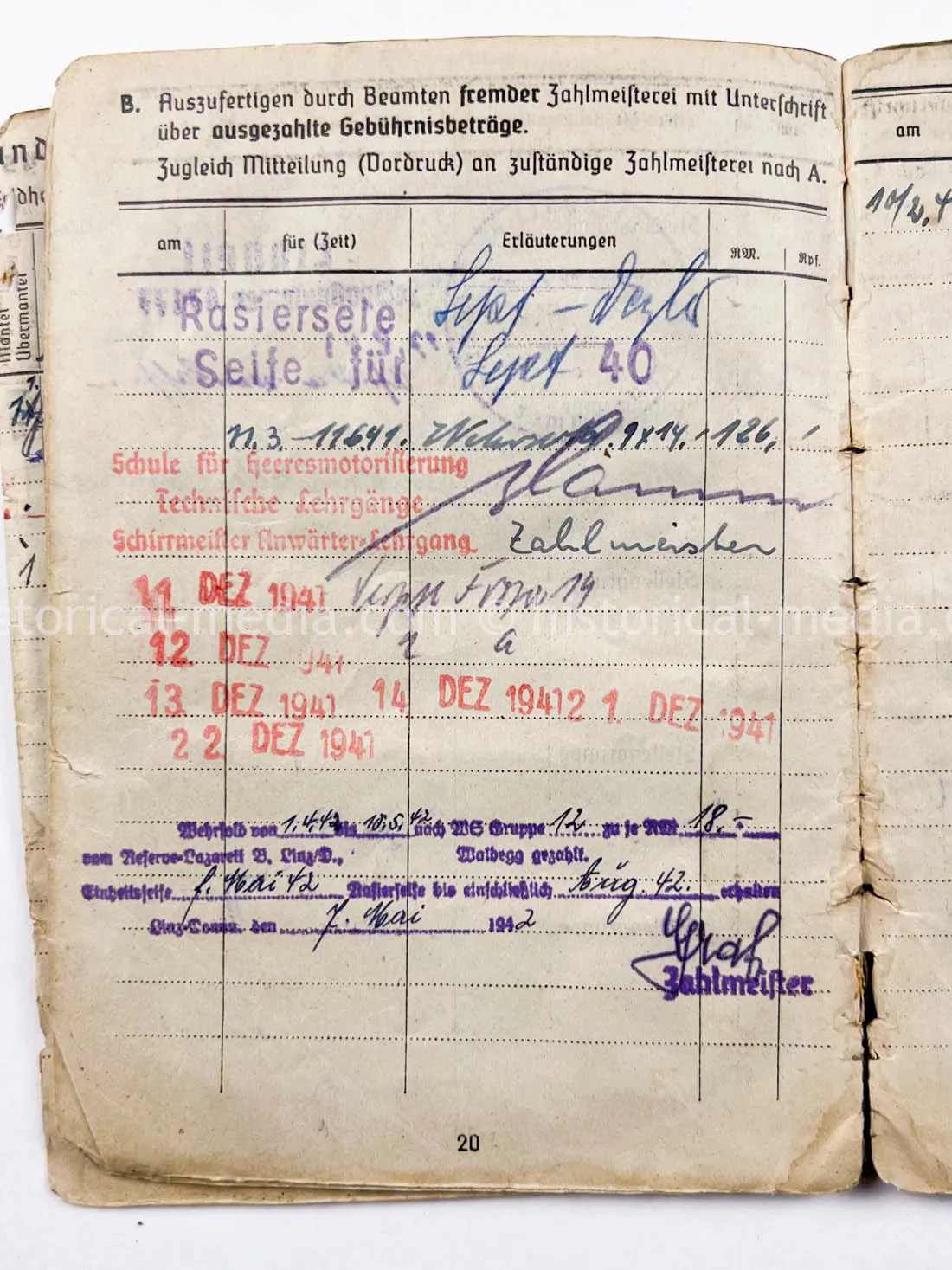 GERMAN ARMY SOLDBUCH & PHOTO ALBUM GROUPING - 21. PANZER DIVISION - AFRIKAKORPS