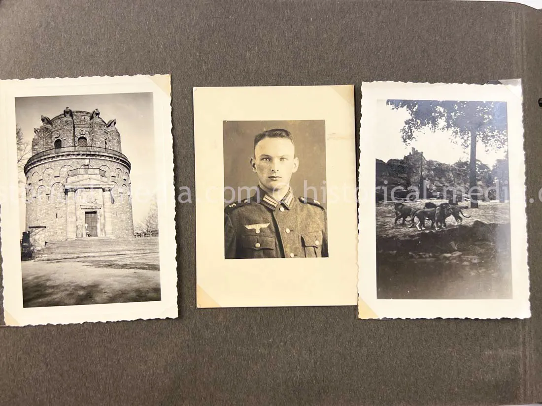 GERMAN ARMY SOLDBUCH & PHOTO ALBUM GROUPING - 21. PANZER DIVISION - AFRIKAKORPS