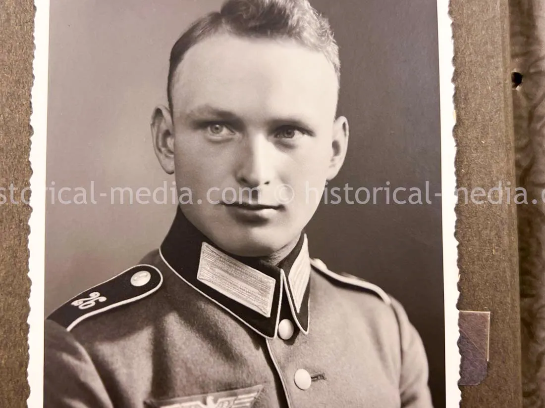GERMAN ARMY SOLDBUCH & PHOTO ALBUM GROUPING - 21. PANZER DIVISION - AFRIKAKORPS