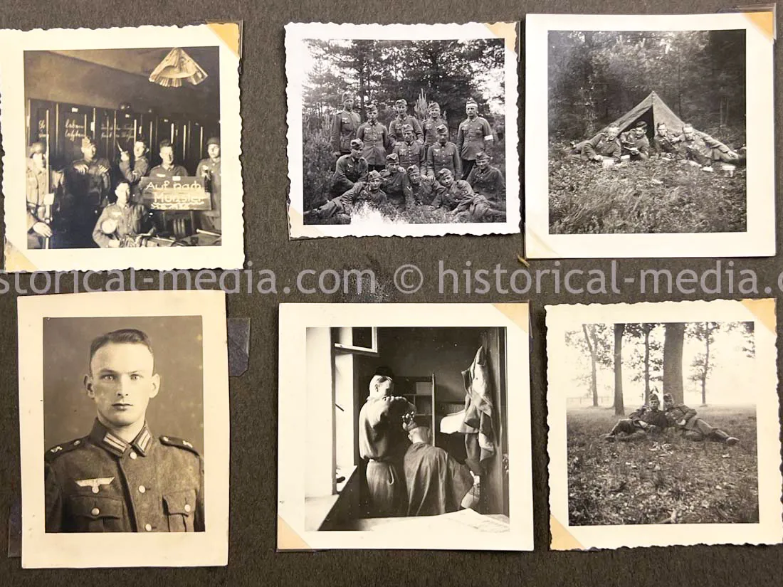 GERMAN ARMY SOLDBUCH & PHOTO ALBUM GROUPING - 21. PANZER DIVISION - AFRIKAKORPS