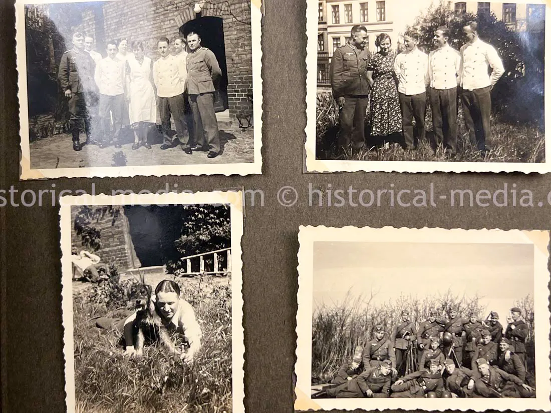 GERMAN ARMY SOLDBUCH & PHOTO ALBUM GROUPING - 21. PANZER DIVISION - AFRIKAKORPS
