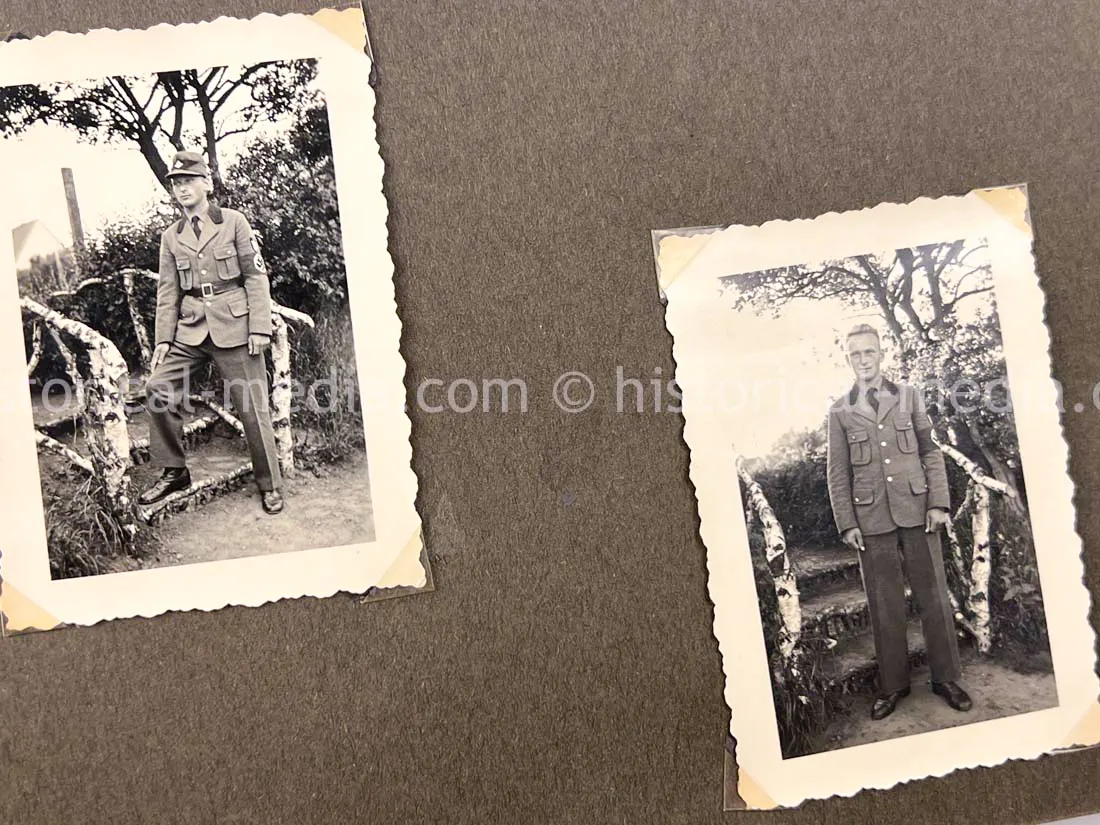 GERMAN ARMY SOLDBUCH & PHOTO ALBUM GROUPING - 21. PANZER DIVISION - AFRIKAKORPS