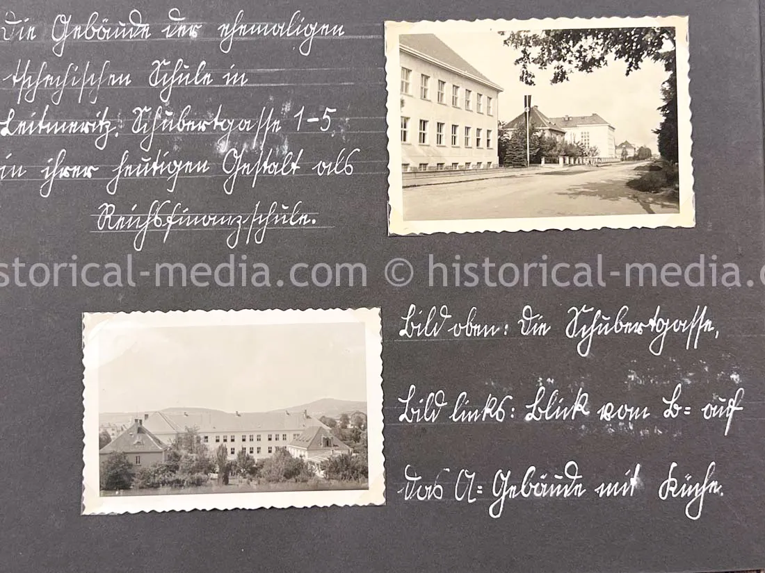 HITLER JUGEND PHOTO ALBUM - REICHSFINANZSCHULE LEITMERITZ (SUDETENLAND)