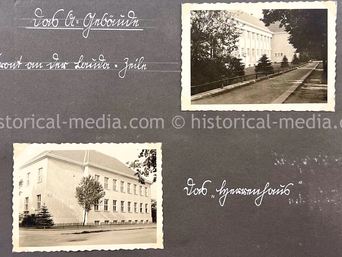 HITLER JUGEND PHOTO ALBUM - REICHSFINANZSCHULE LEITMERITZ (SUDETENLAND)