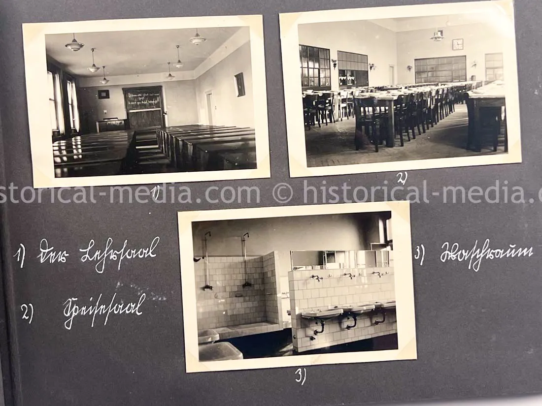 HITLER JUGEND PHOTO ALBUM - REICHSFINANZSCHULE LEITMERITZ (SUDETENLAND)