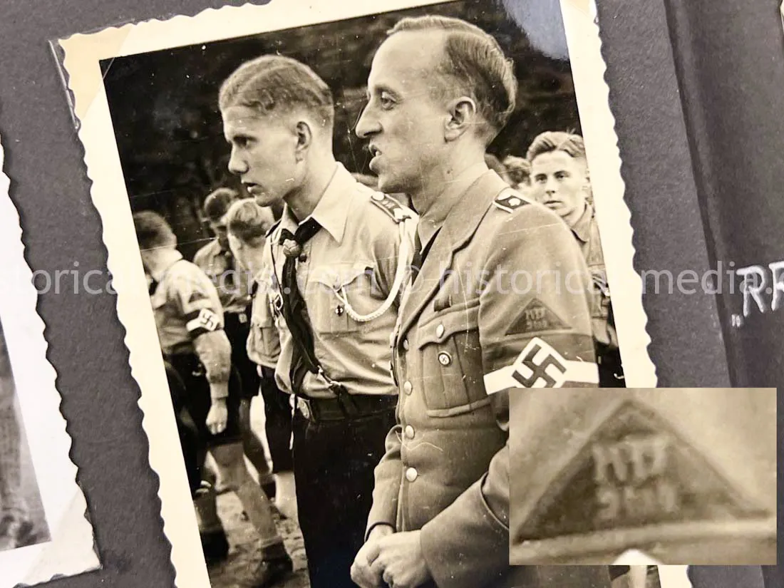 HITLER JUGEND PHOTO ALBUM - REICHSFINANZSCHULE LEITMERITZ (SUDETENLAND)
