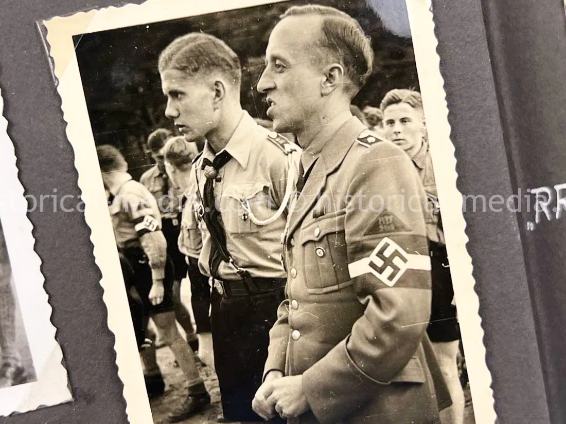 HITLER JUGEND PHOTO ALBUM - REICHSFINANZSCHULE LEITMERITZ (SUDETENLAND)