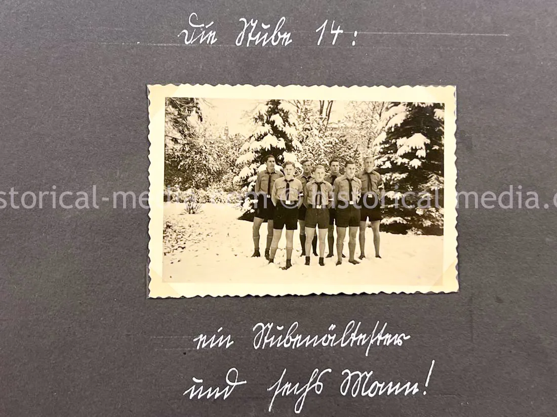 HITLER JUGEND PHOTO ALBUM - REICHSFINANZSCHULE LEITMERITZ (SUDETENLAND)