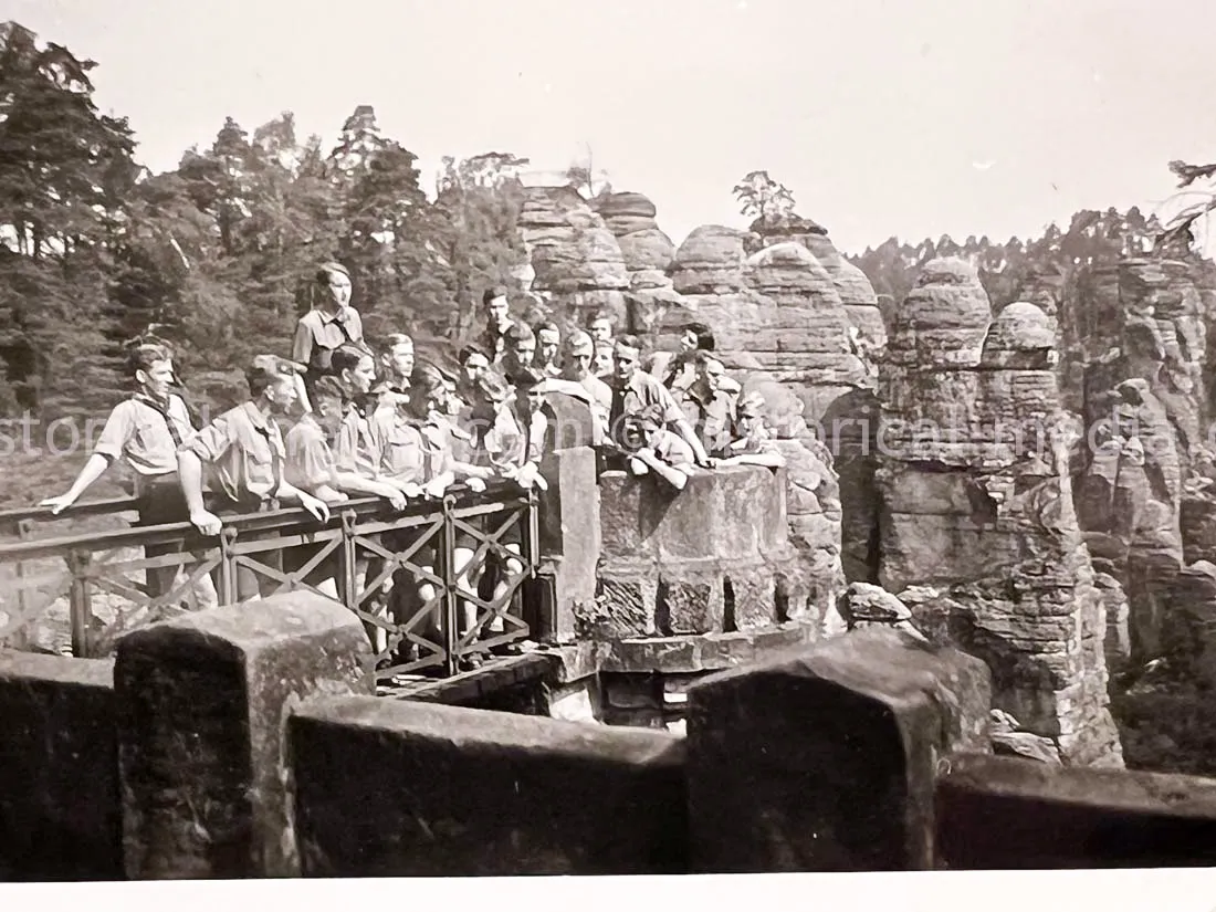 HITLER JUGEND PHOTO ALBUM - REICHSFINANZSCHULE LEITMERITZ (SUDETENLAND)