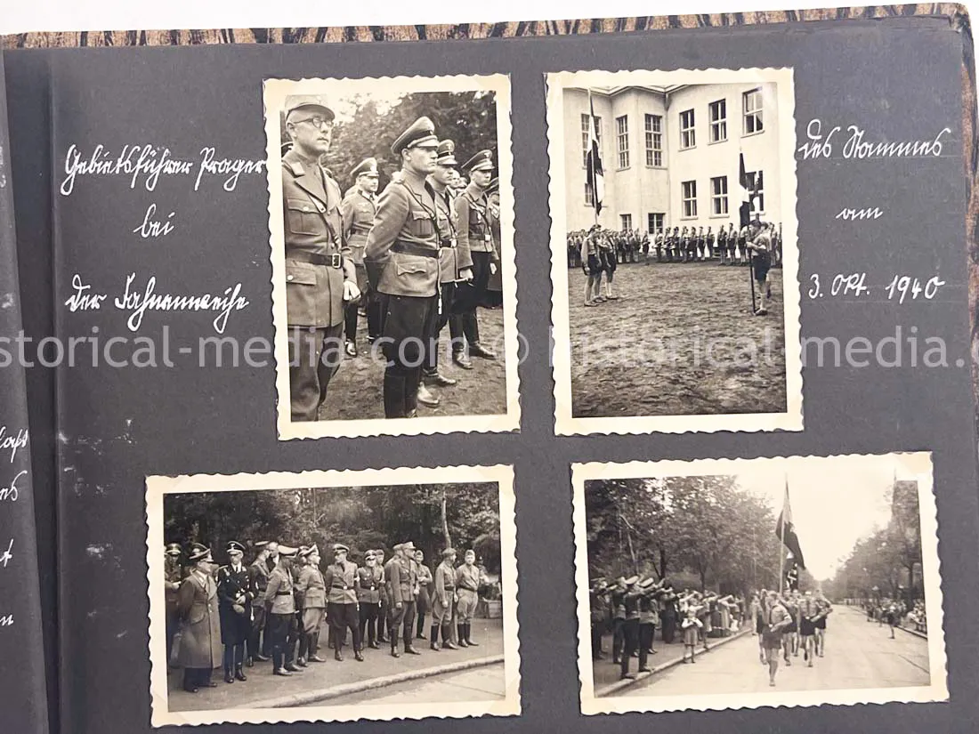 HITLER JUGEND PHOTO ALBUM - REICHSFINANZSCHULE LEITMERITZ (SUDETENLAND)