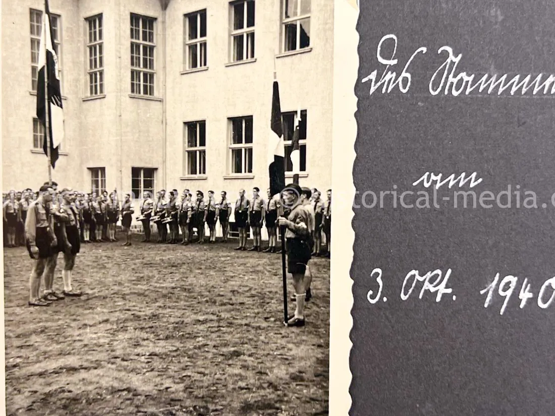 HITLER JUGEND PHOTO ALBUM - REICHSFINANZSCHULE LEITMERITZ (SUDETENLAND)