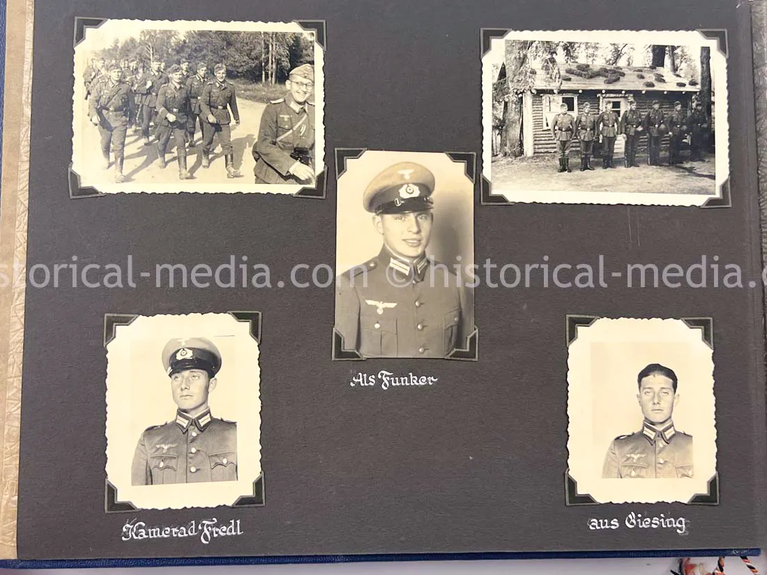 GERMAN ARMY PHOTO ALBUM - HITLER PHOTOS - SUDETENLAND, POLAND, WARSAW GHETTO - TOP!
