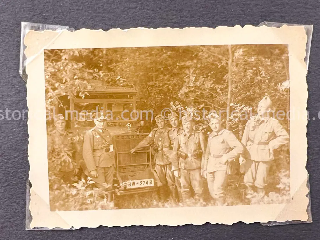 GERMAN ARMY PHOTO ALBUM - HITLER PHOTOS - SUDETENLAND, POLAND, WARSAW GHETTO - TOP!