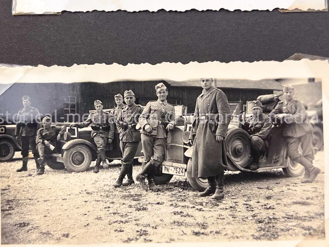 GERMAN ARMY PHOTO ALBUM - HITLER PHOTOS - SUDETENLAND, POLAND, WARSAW GHETTO - TOP!