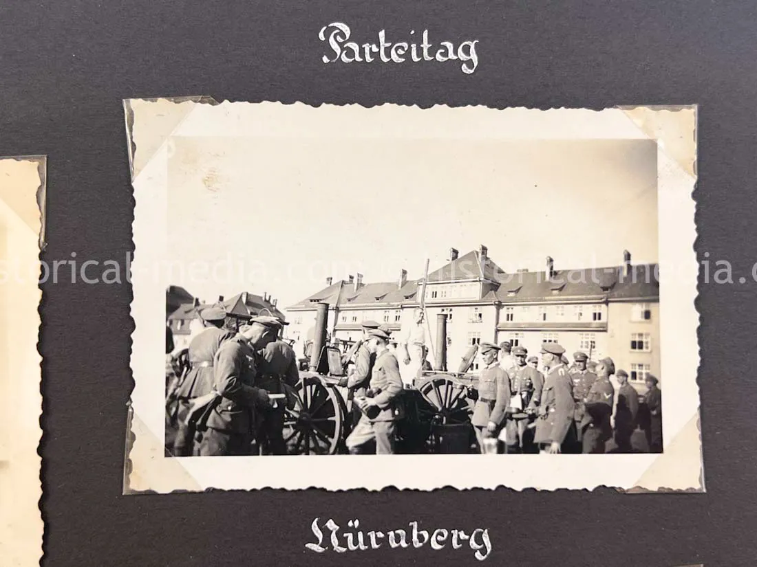 GERMAN ARMY PHOTO ALBUM - HITLER PHOTOS - SUDETENLAND, POLAND, WARSAW GHETTO - TOP!