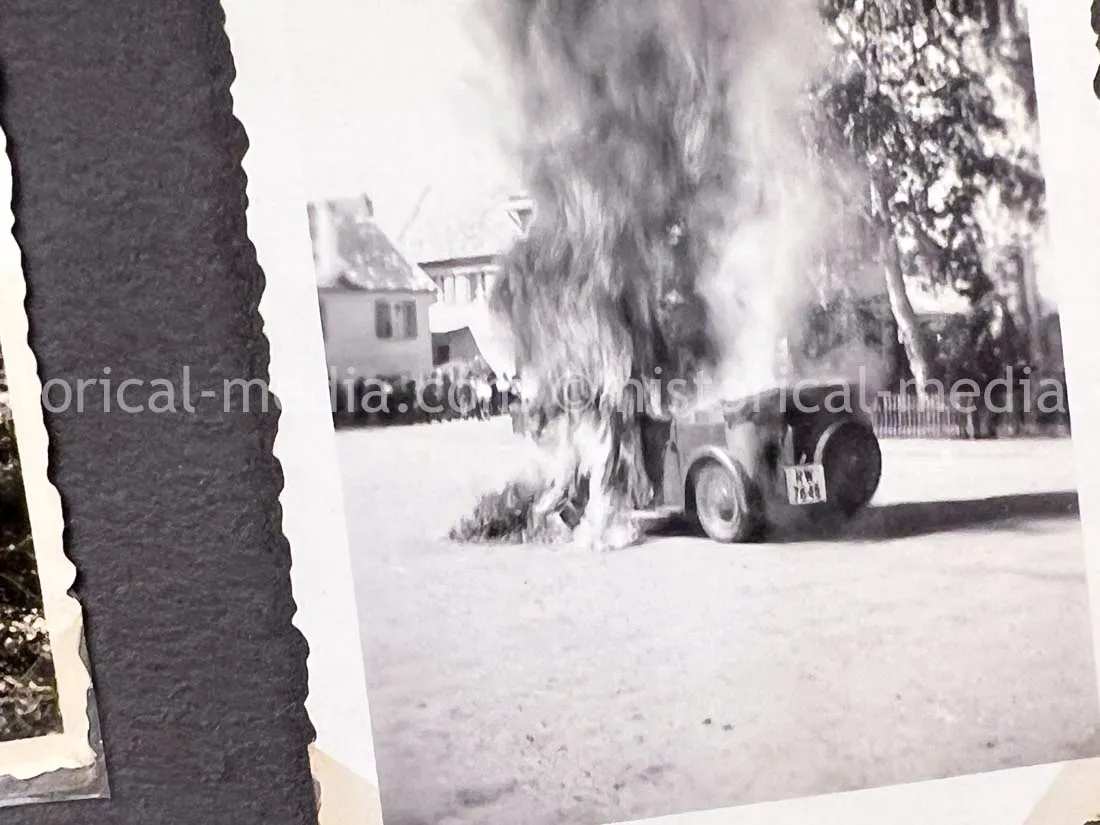 GERMAN ARMY PHOTO ALBUM - HITLER PHOTOS - SUDETENLAND, POLAND, WARSAW GHETTO - TOP!
